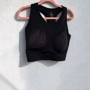 Knix Black Racerback Sports Bra XXL++ Seamless Wireless Activewear